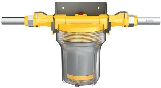 Vannfilter komplett-sett Certec Inline for dykkpumper detalj