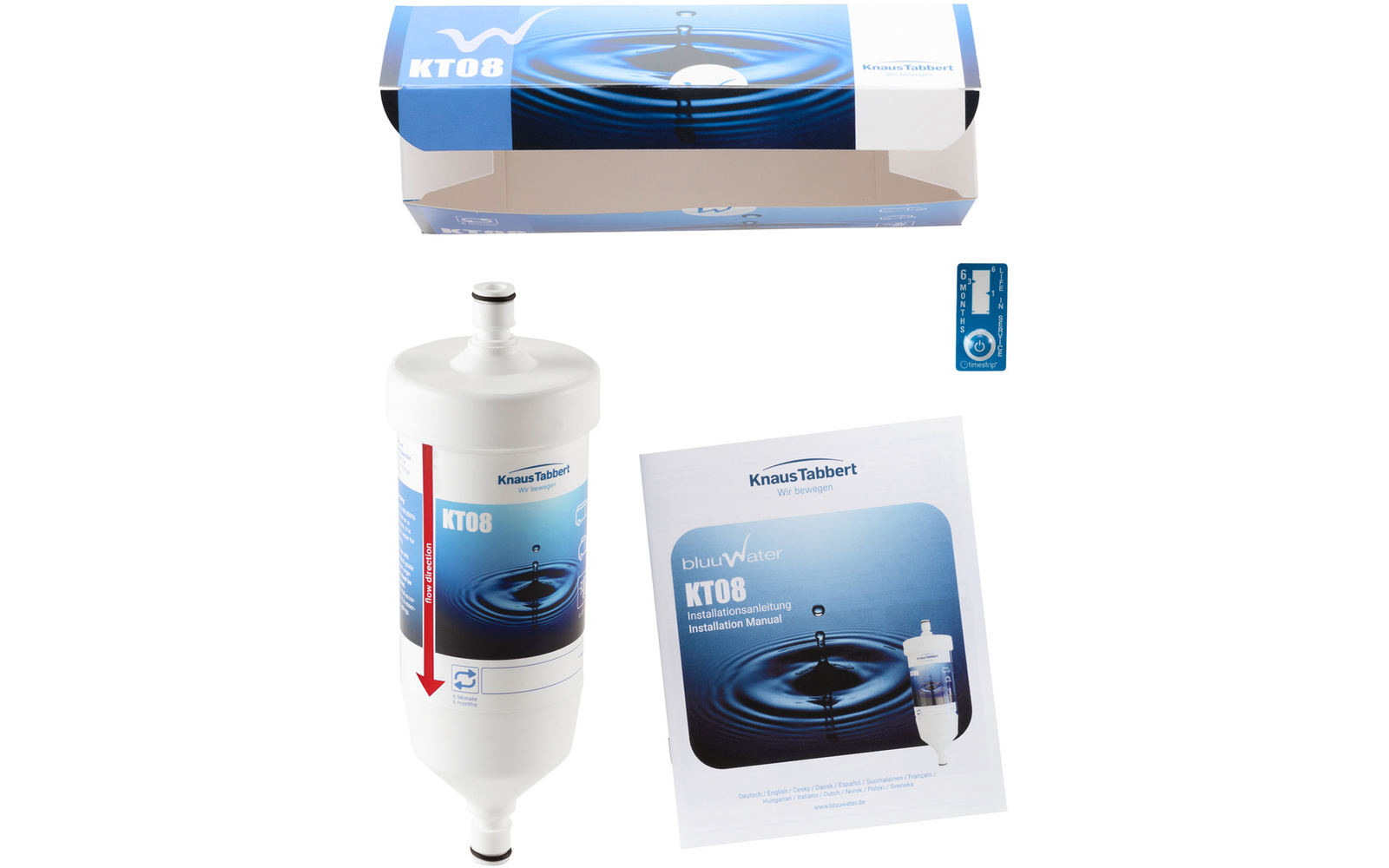 Detalj av Vannfilter KT08 drikkevann 6000 l for Knaus Weinsberg bluuwater