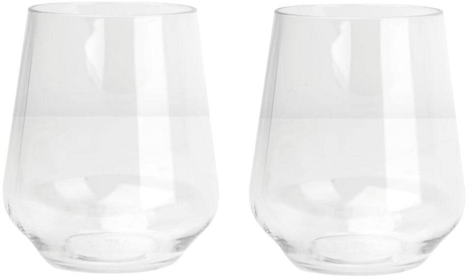 Vannglass Classic 2-pack 390 ml Tritan - Brunner forfra