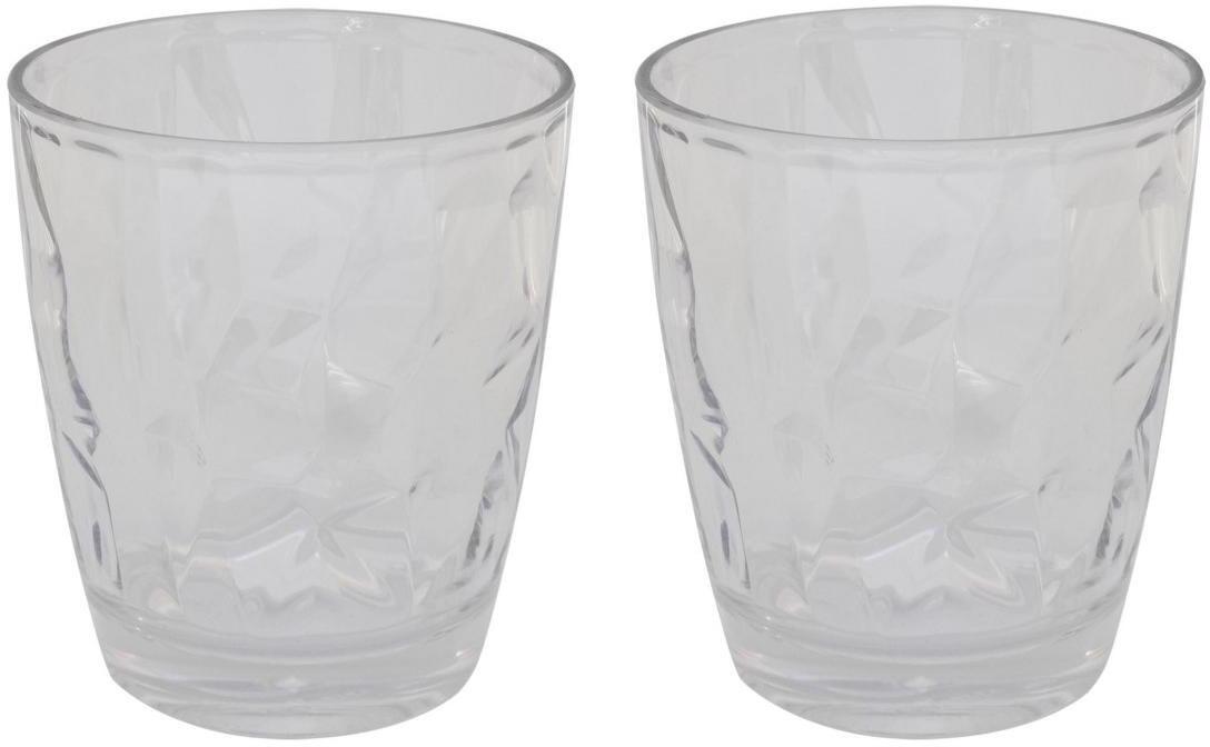 Vannglass Crystal polykarbonat 300 ml, 2-pk - Eurotrail forfra
