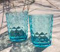 Vannglass Stone Line Opal 480 ml 2 stk SAN-plast Gimex forfra