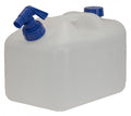 Vannkanne 10L transparent med ventil HDPE fra Vango for camping og friluftsliv