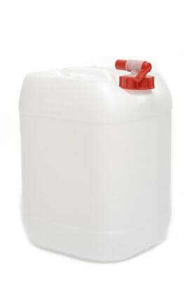 Vannkanne 20L med bærehåndtak og tappekran, HDPE - Comet for campingbruk
