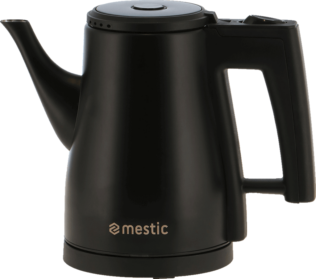 Vannkoker 0,8 liter 800 W trådløs MWC 120 svart forfra