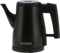 Vannkoker 0,8 liter 800 W trådløs MWC 120 svart forfra
