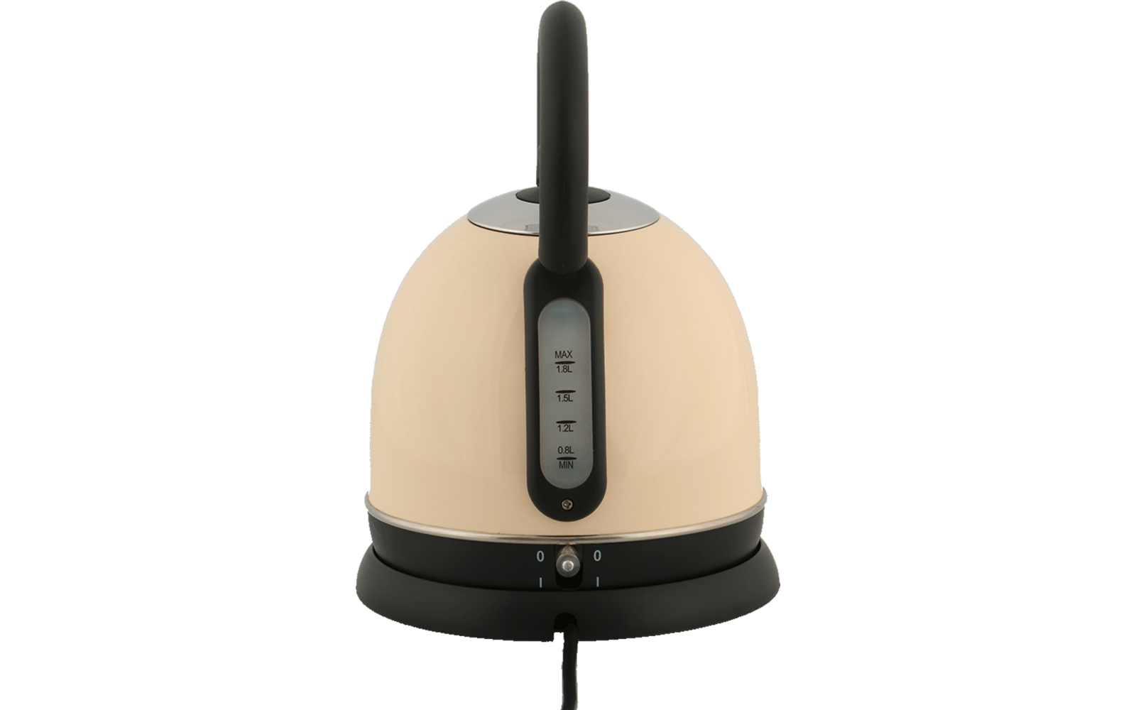 Bakside av Vannkoker MWC 180 retro 1,8 l trådløs 220-240 V - Mestic