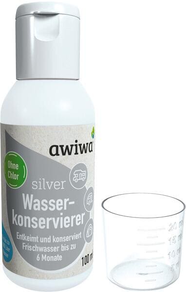 Vannkonservering silver på sølvbasis 100 ml for 1000 l - Awiwa