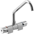 Vannkran Tap AC 537 forkrommet messing maks 1,5 bar fra Dometic fra siden med blank kromfinish