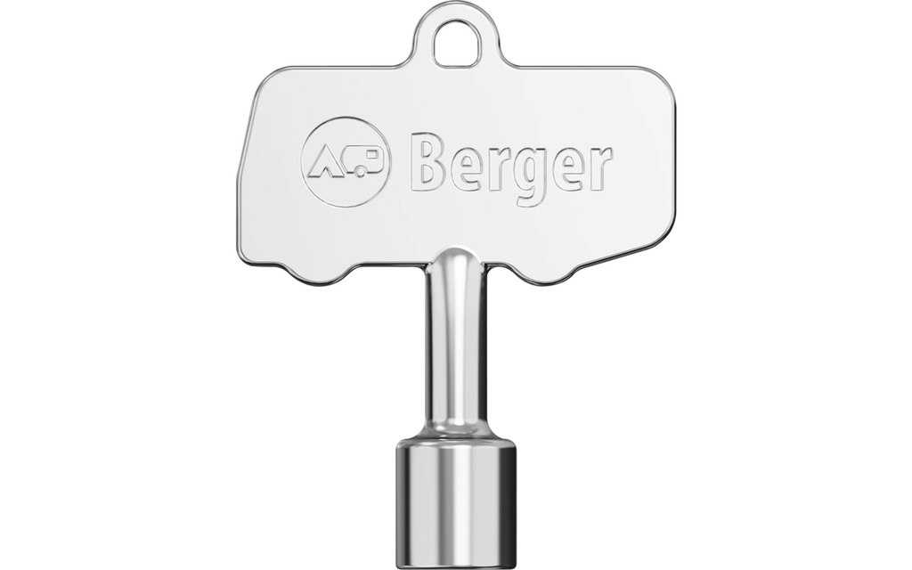 Vannkrannøkkel for campingplasser, sinklegering bakside