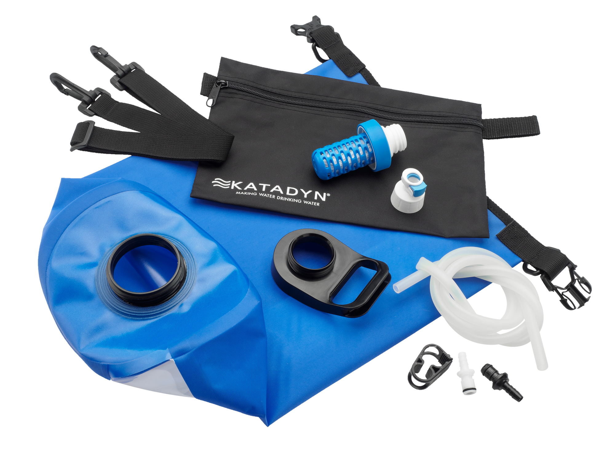 Vannpose med gravitasjonsfilter BeFree 6 l, 263 g forfra