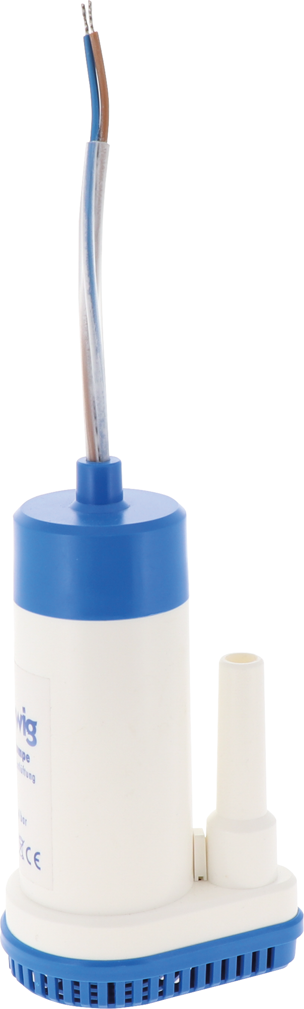 Vannpumpe Power 08 12V 1,4 bar 22 l/min - Barwig forfra