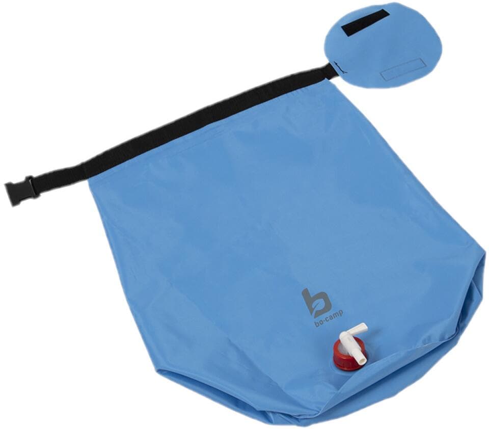 Vannsekk 20 l med tappekran, polyester, blå bakside