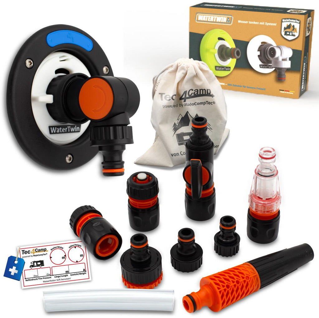 Vanntankadapter WATERTWIN-FLEX bakside med tilkoblingssett