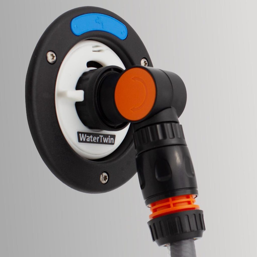Oversikt over Vanntankadapter WATERTWIN-FLEX og tilbehør