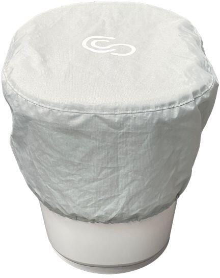 Vanntett beskyttelseshette i polyester for toalett - Clesana forfra