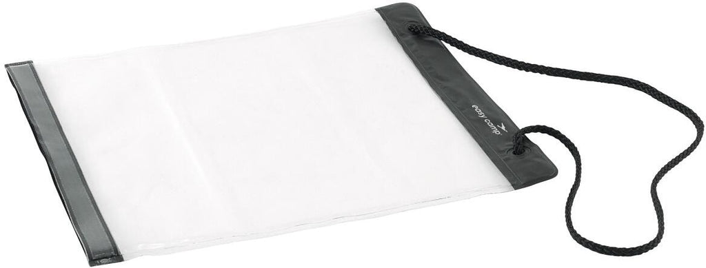 Vanntett kartholder 27x32 cm gjennomsiktig - Easy Camp med omhalsrem nærbilde