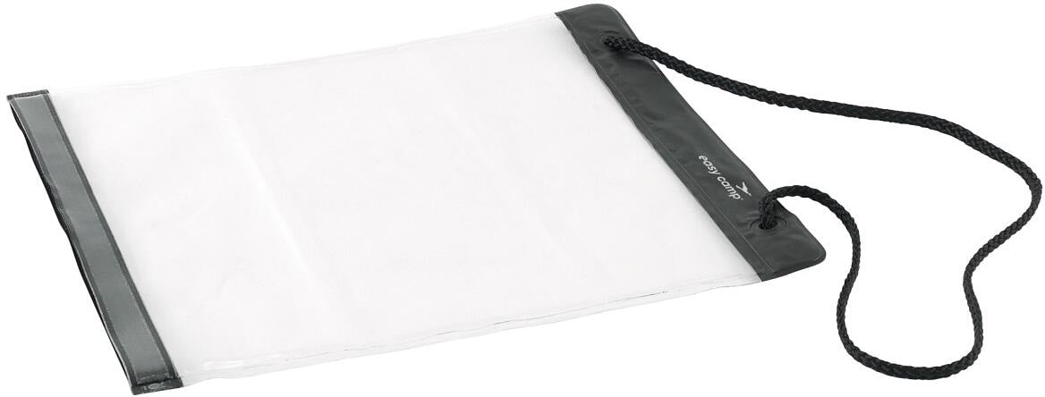 Vanntett kartholder 27x32 cm gjennomsiktig - Easy Camp med omhalsrem nærbilde