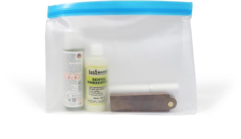 Vanntett posesett for reise, 6 stk, EVA-materiale bakside