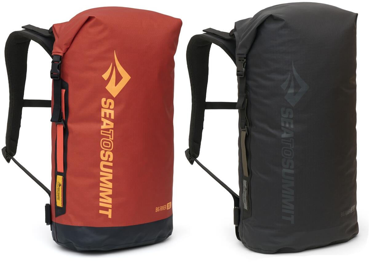 Vanntett ryggsekk Big River 30L frontbilde