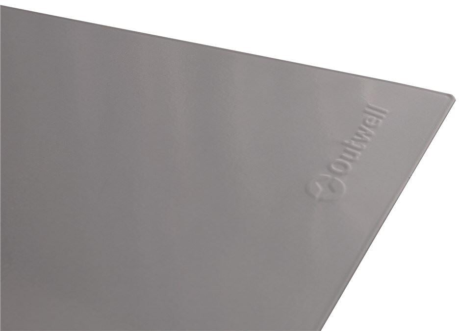 Varmefordelingsplate for campingbord 55x32,5 cm stål bakside