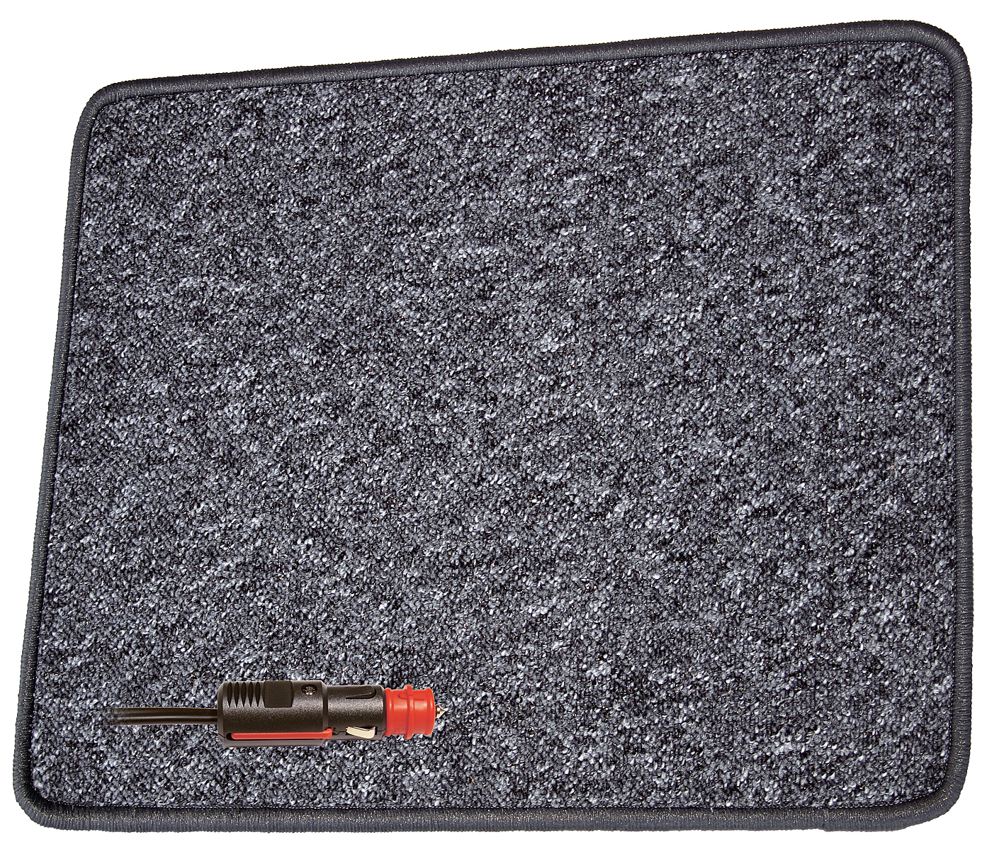 Varmeteppe 12V 40x80 cm 40W antrasitt sklisikker for campingbruk