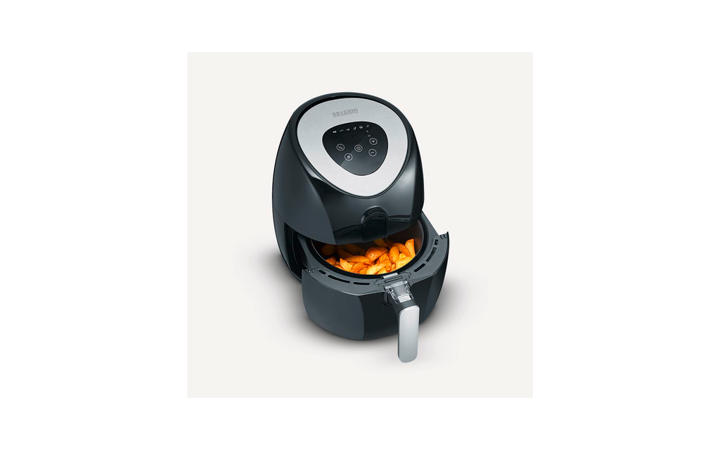 Bakside av Varmluftfrityrkoker FR 2430 3,2 liter 1500 W svart