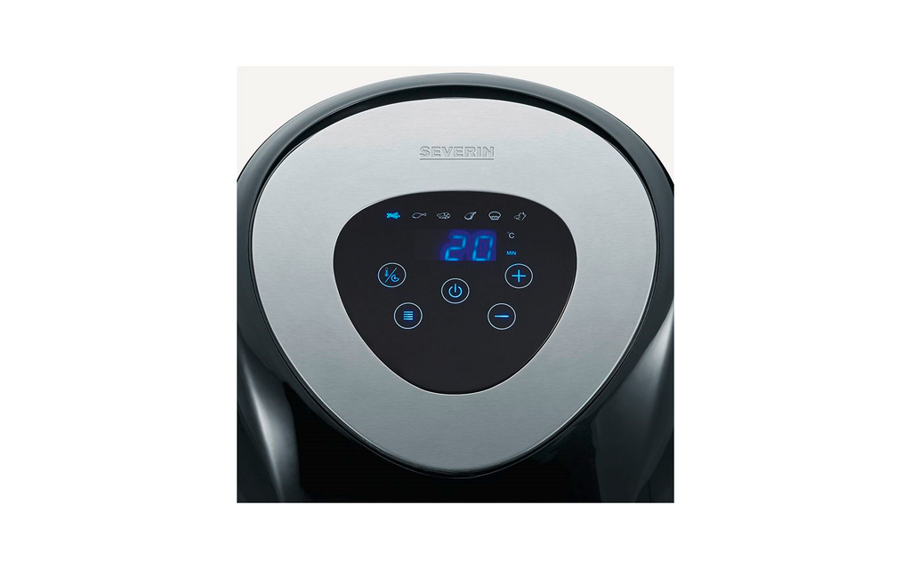 Detalj av LCD-touch display på Varmluftfrityrkoker FR 2430 3,2 liter 1500 W svart