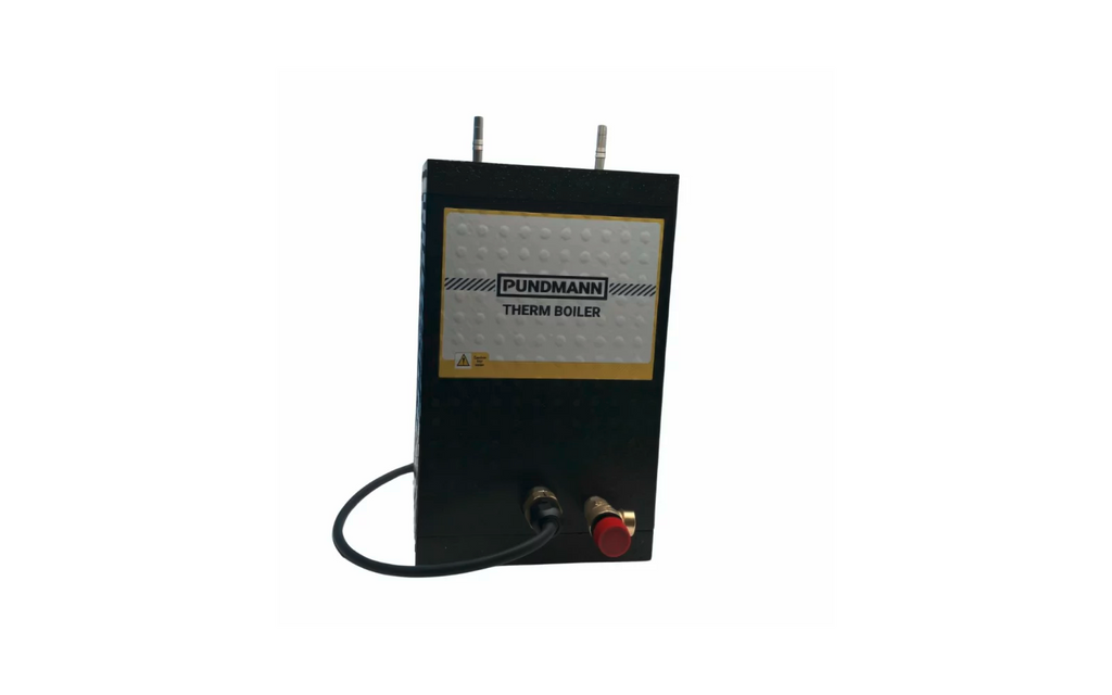 Bakside av Varmtvannsbereder Tower vertikal 6 l 12V/200W - Pundmann