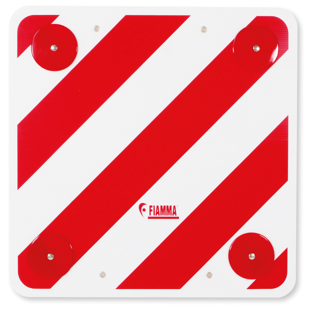 Varselskilt i plast for overlange laster 50 x 50 cm - Fiamma forfra