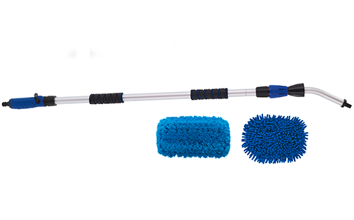 Vaskebørsteskaft med teleskopstang 3-delers sett forfra
