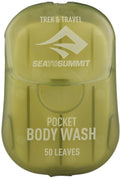 Vaskelotion i ark Trek & Travel Pocket 50 blad - Sea to Summit for reise og camping