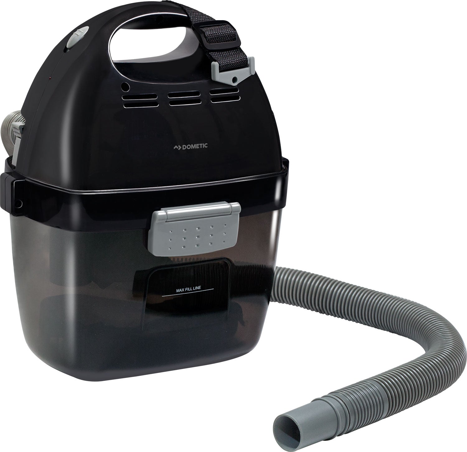 Våt- og tørrsuger PowerVac PV 100 med 12 V batteri for rengjøring