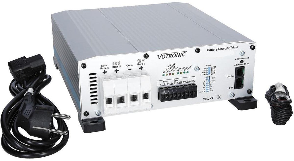 VBCS Triple batterilader montert i bobil