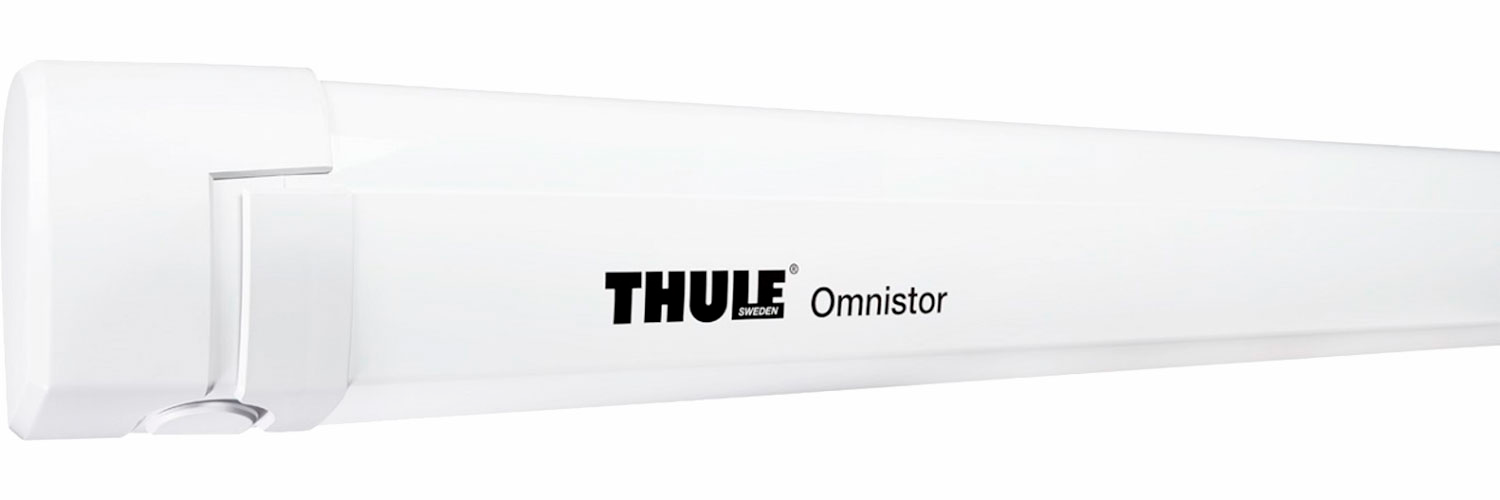 Veggmarkise Omnistor 5200 med 12V motor forfra