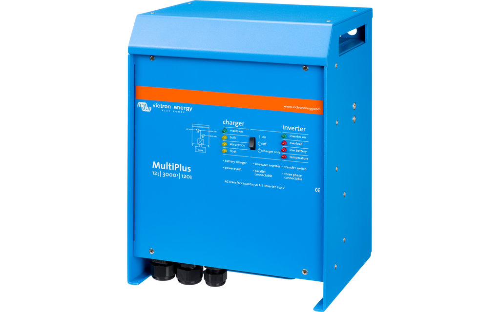 Detalj av Vekselretter og lader MultiPlus 12/3000/120-50 2400W