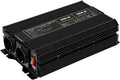 Vekselretter 12 V til 230 V 1500 W med 2 stikkontakter og USB Goobay forfra