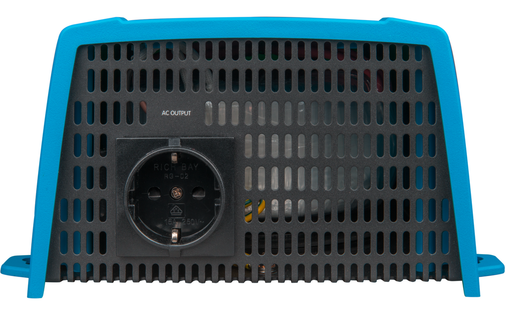 Detaljbilde av Vekselretter Phoenix VE.Direct 12V til 230V 200W med tilkoblinger