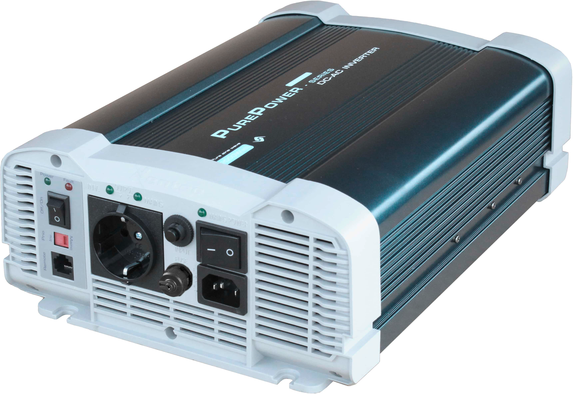 Vekselretter PPS 2000-212 ren sinus 12V 230V 2000W med app front