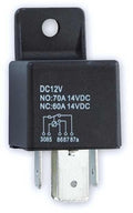 Vekslerele 12V 60A for batterilader-tilkobling fra Votronic sett forfra