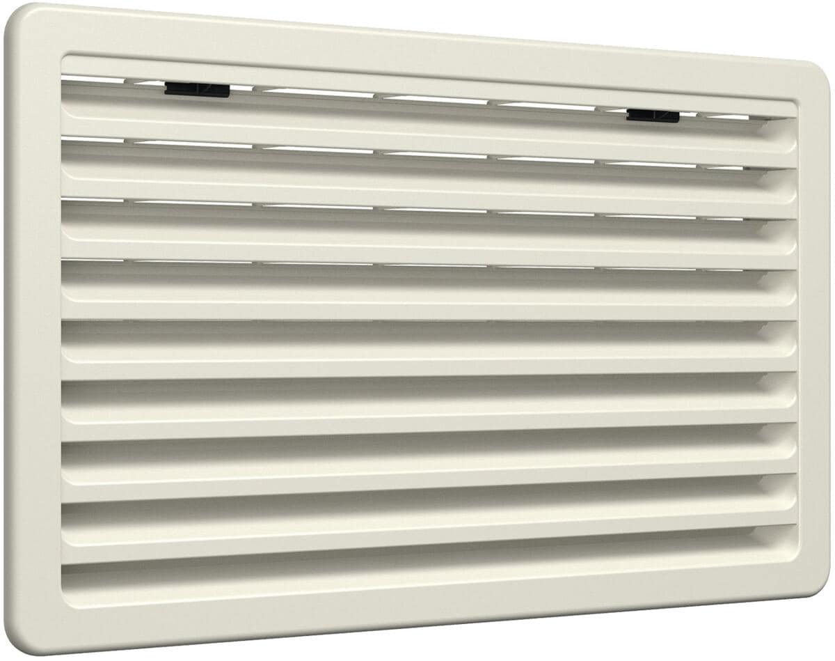 Ventilasjonsgitter for kjøleskap 43,2x25,7 cm hvit - Thetford for bobil eller campingvogn