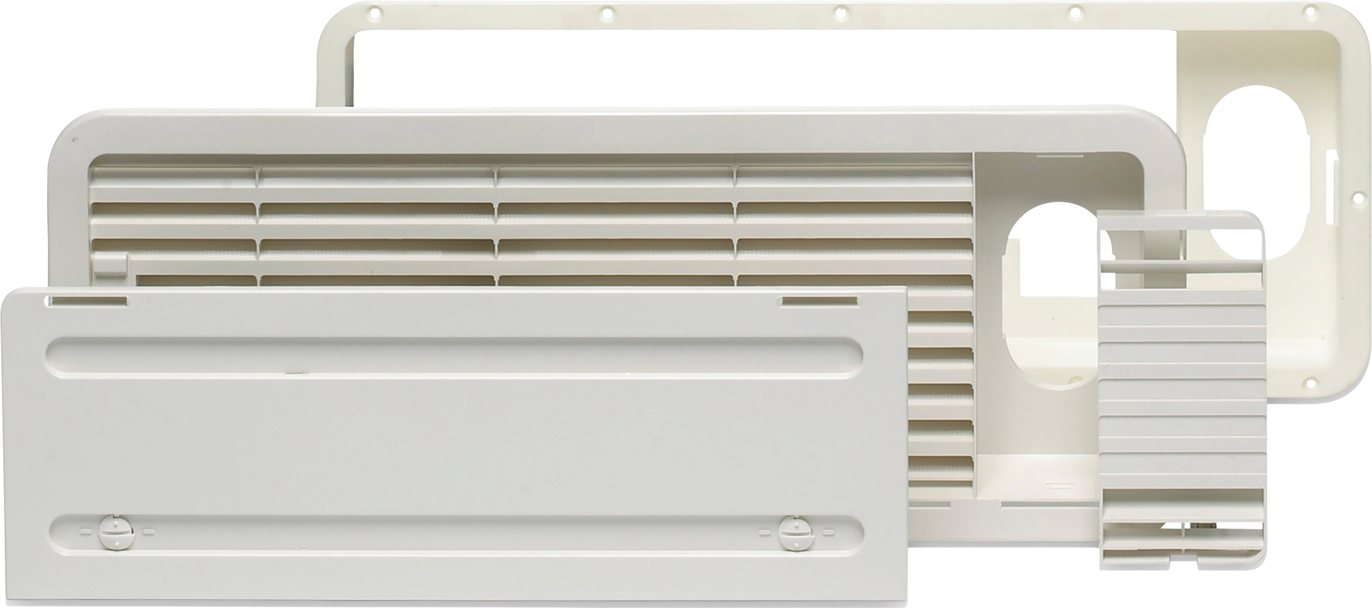 Ventilasjonsgitter LS100 for absorpsjonskjoleskap ovre hvit fra Dometic