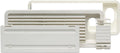 Ventilasjonsgitter-sett LS 100 480x185 mm hvit - Dometic forfra