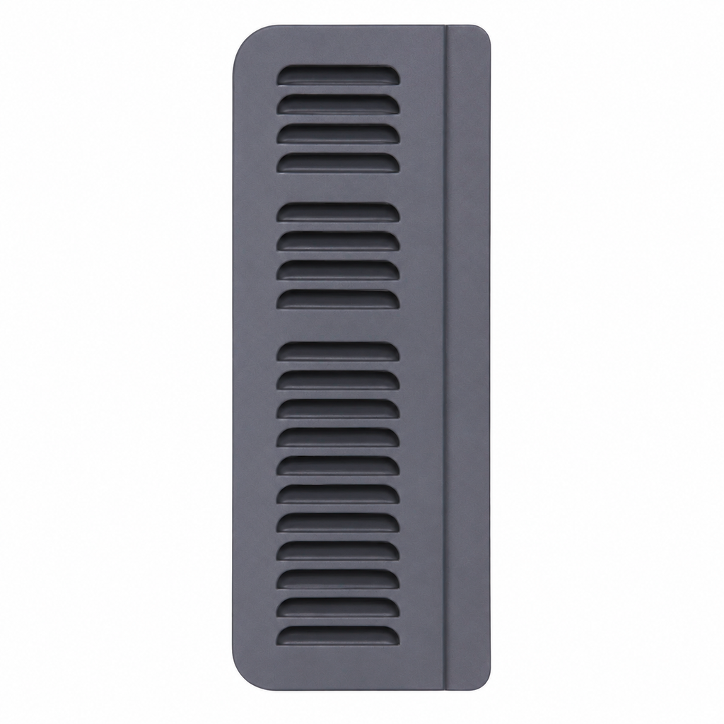 Ventilasjonsgitter smal for skyvevindu VW T4 1990-2003 aluminium - HKG forfra