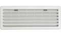 Ventilasjonsrist for kjøleskap 168 x 483 mm lysegrå fra Thetford, forfra