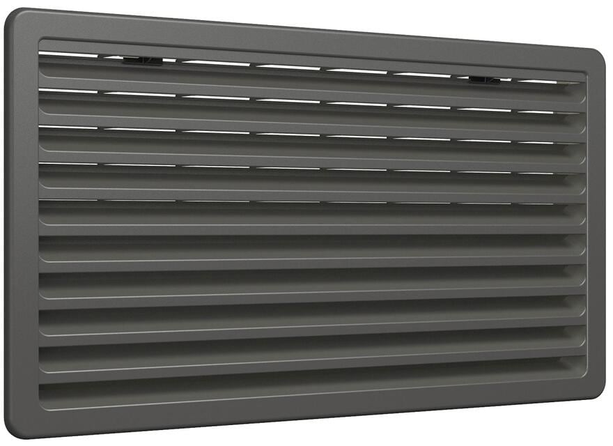 Ventilasjonsrist for kjøleskap 281x523 mm grå - Thetford forfra