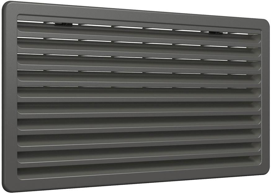 Ventilasjonsrist for kjøleskap 432x257 mm lysegrå - Thetford forfra