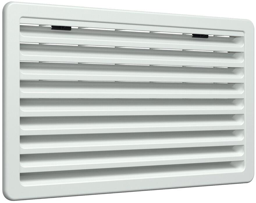 Ventilasjonsrist for kjøleskap 432x257 mm lysegrå - Thetford bakside