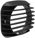 Ventilasjonsrist for Eezy elektrisk varmeovn svart side
