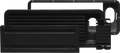 Ventilasjonsrist LS 100 øvre svart enkeltdør - Dometic front