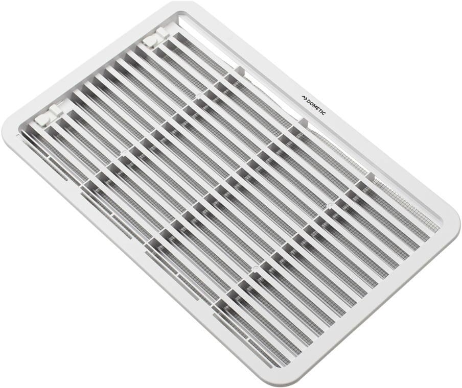 Ventilasjonsrist LS 330 hvit plast 438x278 mm - Dometic fremvisning